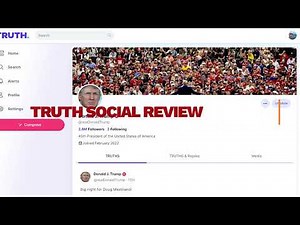 Review of Truth Social Web App
