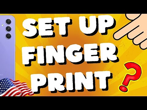 How To Set Up Fingerprint On Samsung Galaxy A54 5G , A53, A52s, A55