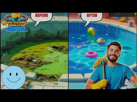 BECAME A POOL CLEANER | MY NEW JOB🤑