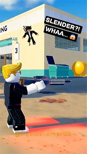 GTA ROBLOX VS SLENDER!💀🚗 #roblox #gta #sigma #shorts