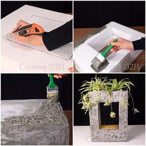 83K views · 254 reactions | Make your own fountain pot for your flowers | Simple ideas | Facebook