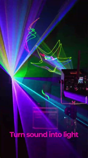 Audio reactive laser lights 😮