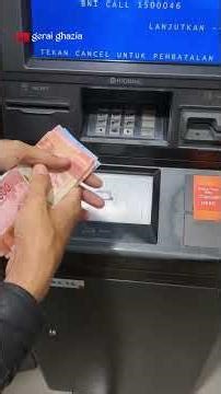 How to Insert Money into an ATM Machine When Making Cash Deposits #brisavings #briatm #cashdeposi...