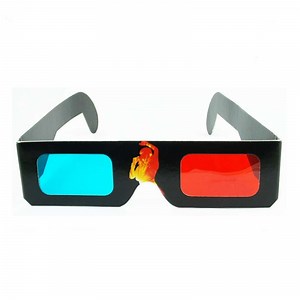 [Hot Item] Universal Paper Anaglyph 3D Glasses Paper 3D Glasses View Anaglyph Red/Blue 3D Glass for Movie Video