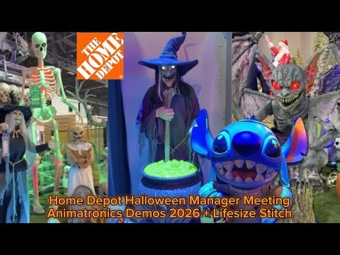 Home Depot Halloween 2026 Manager Meeting Walkthrough, Demos and Lifesize Stitch