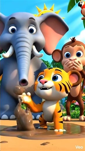 elephant cartoon for kidsjungle //cartoon hindibaby elephant story/2027 // #india