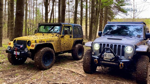 First Time Offroading With The New Lift and Tires On The Jeep Wrangler TJ
