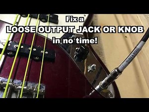 Fix a Loose Output Jack or Volume Knob in Minutes