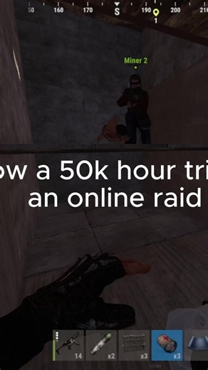 How a 50k-Hour Trio Defends an Online Raid in Rust