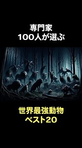 大和【動物雑学王】 on Instagram: "専門家が100人が選ぶ世界最強動物ベスト20④ 《動物の雑学を世界一簡単に毎日投稿中》 👇紹介してほしい動物はコメント下さい。 @yamatoanimal #動物 #雑学 #アニマル #おすすめ #最強"