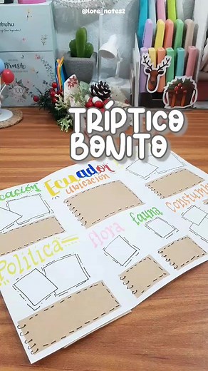 Ideas creativas para hacer un tríptico bonito y fácil