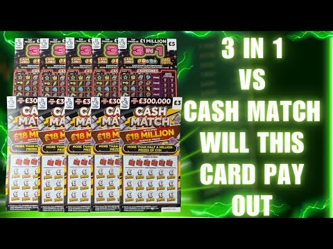 💥 Scratch Card Showdown! 3-in-1 🆚 Cash Match 💰 Who Wins BIG? 🎉