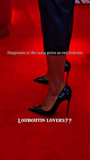 Louboutin Lovers, This One's for You ❤️👠 | Luxury Red Bottom Heels #Shorts#heels #louboutin