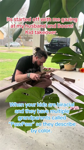 Im blessed my kids have multiple grandparents. But having an interracial family means decribing family by skin color. Because everyone is named “PawPaw”