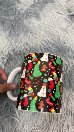 Christmas Peens Pattern Coffee Mug❤️❄️✨🎄☕️#christmas #christmasgifts #christmas2025 #funnygift #mug
