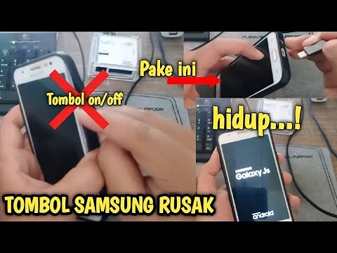 How to turn on samsung J5 without power button | Cara menghidupkan samsung J5 tanpa tombol power