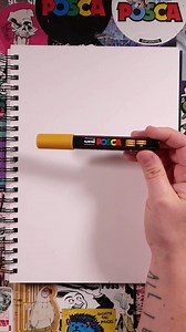 495K views · 7.3K reactions | Get the full length, step-by-step Posca drawing tutorial in the comments. | Doodle with Korp | Facebook