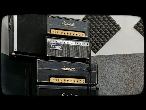 1973 Marshall JMP 50 vs 1969 Laney Supergroup vs Marshall SV20H Plexi