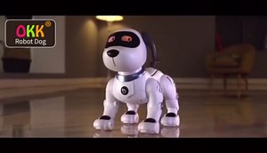 okk Robot Dog for Kids, Remote Control Programmable Robot Toy Dog, Smart Dancing Walking Puppy, Interactive Voice Control Toys, Electronic Pets Gift for Boys Girls