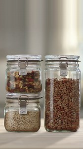 5.7K views · 159 reactions | Store in style with ease. Ball® Storage Latch Jars are versatile and useful in any room of your home.   *Do not store food in jars after using jars for non-food alternate use. . Ball® and Ball logotype TMs Ball Corporation, used under license. | Ball Preserving & Recipes | Facebook