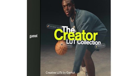 专业电影级商业广告调色LUT包干净的皮肤颜色校正：Gamut -The Creator LUT Collection