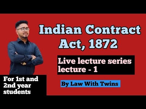Lecture 1 | An introduction | meaning of contract | types of contract | for AIBE 2024 CCSU,HPU,etc…