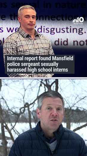 Jeffrey Bombard resigned from the Mansfield Police Department after an internal affairs investigation found he had engaged in inappropriate behavior with female high school students in a law enforcement recruitment program. | NBC10 Boston