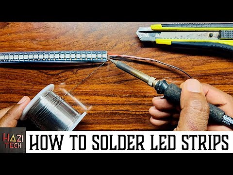 How to Solder Wires to High Density LED Strips | Step-by-Step Guide