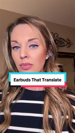 And they use AI to translate languages #earbuds #earbudswireless #earbudsviral #translate #tiktokshopcreatorpicks