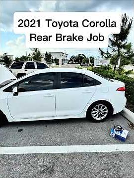 Toyota Corolla Rear Brakes Done Right! 🔧 #shorts