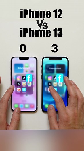 iPhone 12 vs iPhone 13 Speed Test Comparison