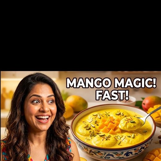 This Mango Rasmalai Recipe is Too Simple #shorts