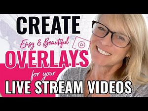 How to Create a Branded Overlay for Live Stream Videos | Canva and Streamyard Tutorial