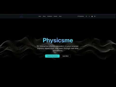 PhysicsMe Launch Video | Think It. Feel It. Physics It.