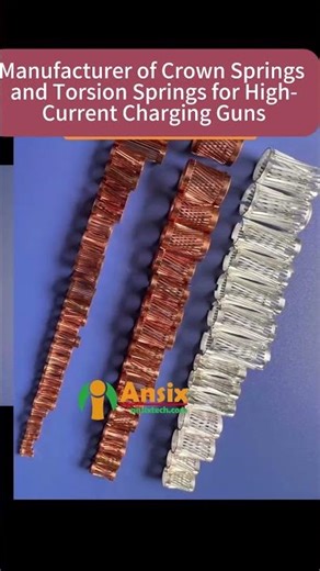 Manufacturer of Crown Springs and Torsion Springs for High Current Charging Guns #ansix #ansixtech