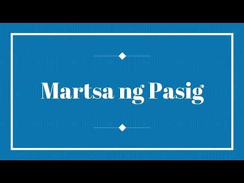 MARTSA NG PASIG