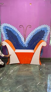 570K views · 4.8K reactions | Butterfly shaped DIY using plastic broken chair #reels #fbreels #crafts #trend #fun | Deep's CRAFT | Facebook