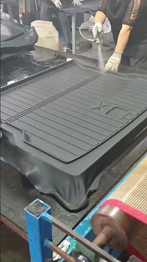 How Premium Car Floor Mats Are Made 🏭 Custom Fit Factory Production #carmats