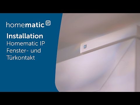 Homematic IP | Installation eines Fenster- und Türkontakts