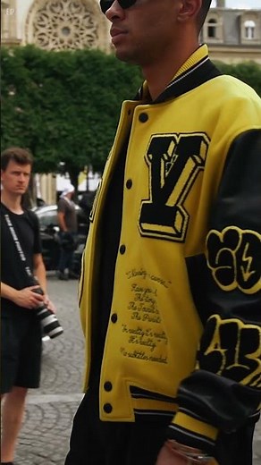 Louis Vuitton Men's Jackets at LV show during Paris Fashion Week #shorts #streetstyle #pfw #fashion