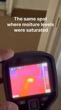 Leak detected using the FLIR E8 Pro infrared thermal camera. #LeakDetection #ThermalImaging #FLIR