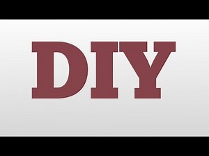DIY meaning and pronunciation