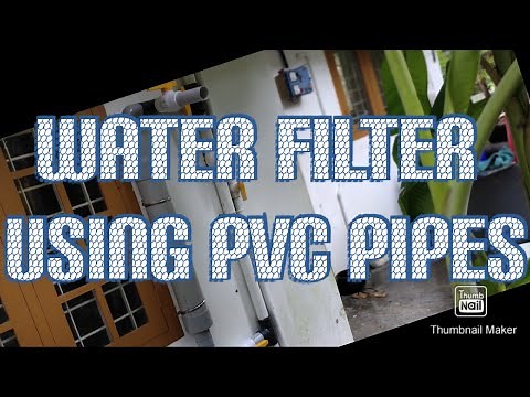How to make a easy PVC water filter