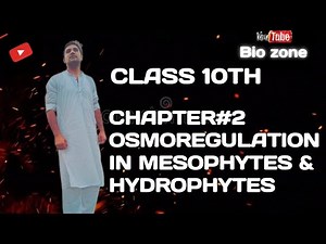 Class10th homeostasis / Osmoregulation in mesophytes and hydrophytes