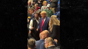 Donald Trump Enjoys NCAA Tournament Amid Likely Arrest