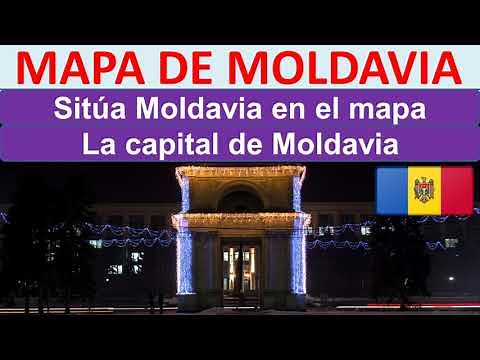 Mapa de Moldavia