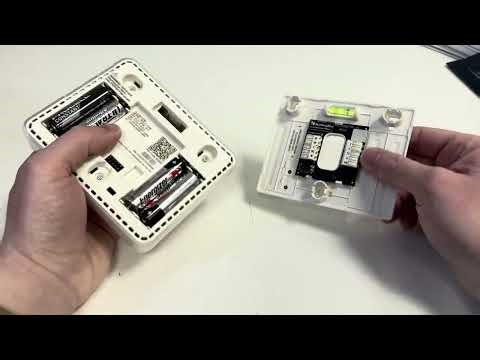 How to Change Batteries in Alarm.com Thermostat (T2000)