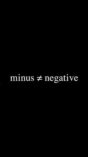 Minus vs. Negative: You’re Probably Using Them Wrong! 🤯