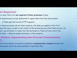 How to Serve Stored Data from Web-Sockets Using Flask