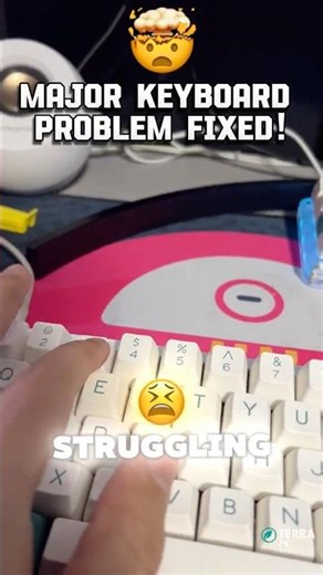 🤯 Major Keyboard problem fixed! #mechnical #keyboard #gamingcomputer #gaming #pc #relatable